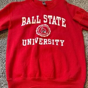 Ball State University Red Sweatshirt